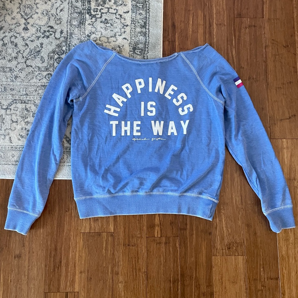 Spiritual Gangster Happiness is the Way sweatshirt size small